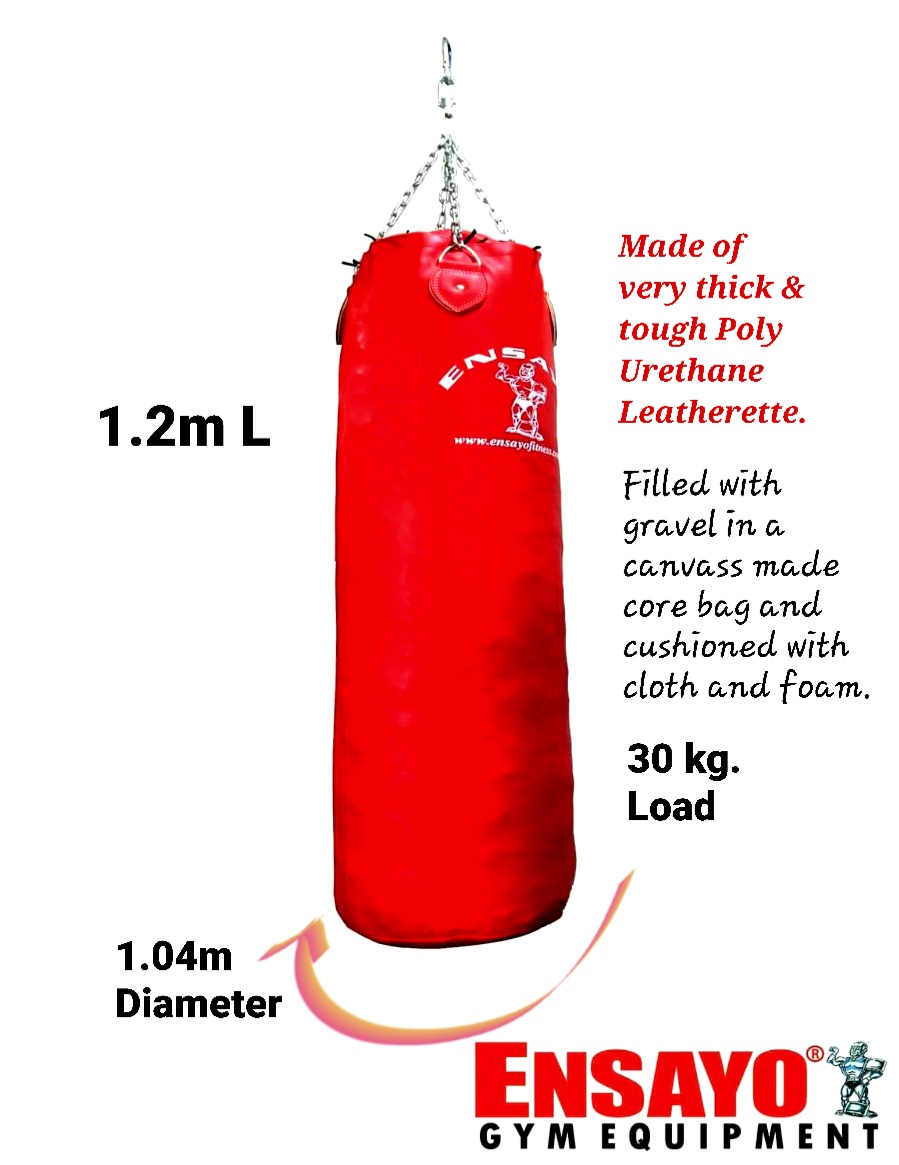 Ensayo™ 1.2m Leather Punching Bag 30kg